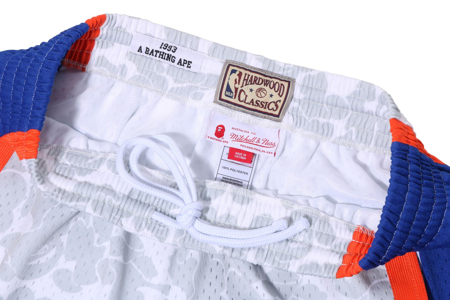 BAPE X Mitchell & Ness x NBA New York Knicks Shorts