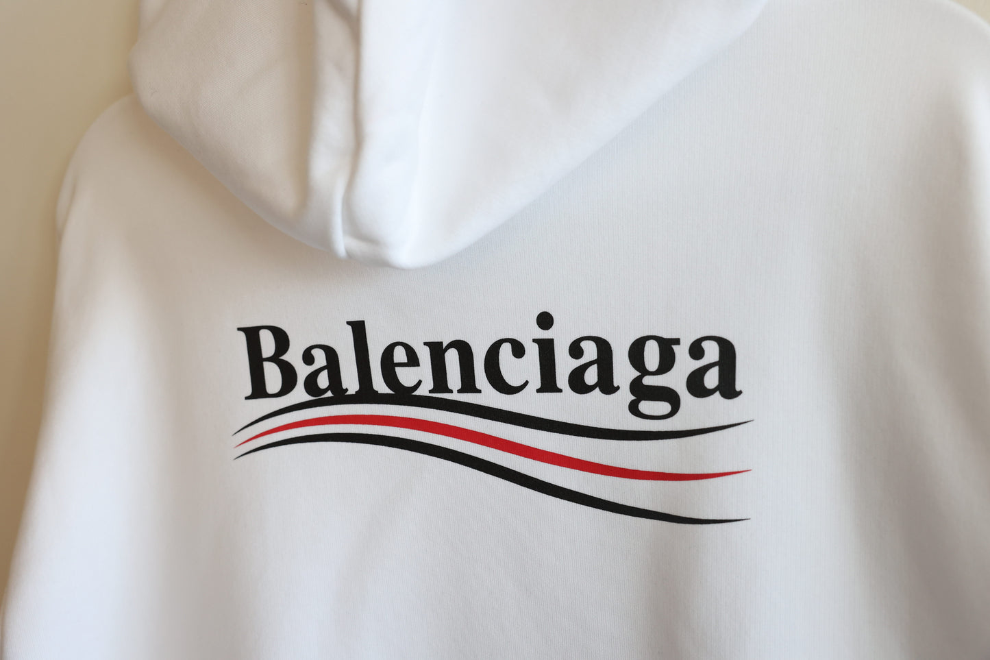Balenciaga Mens Political Campaign Hoodie