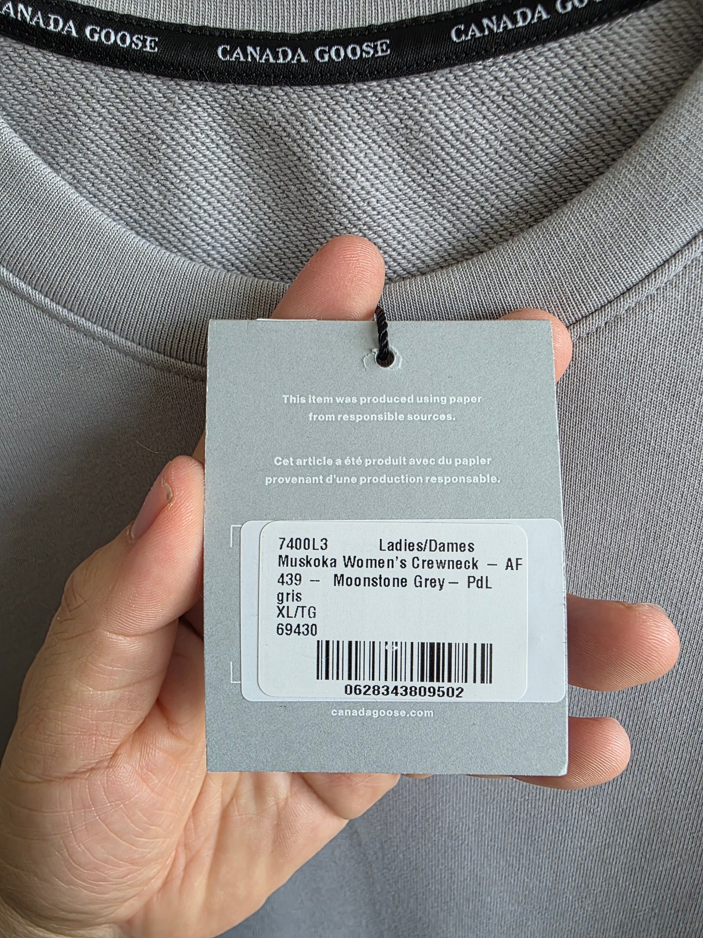 Muskoka Crewneck Moonstone Grey