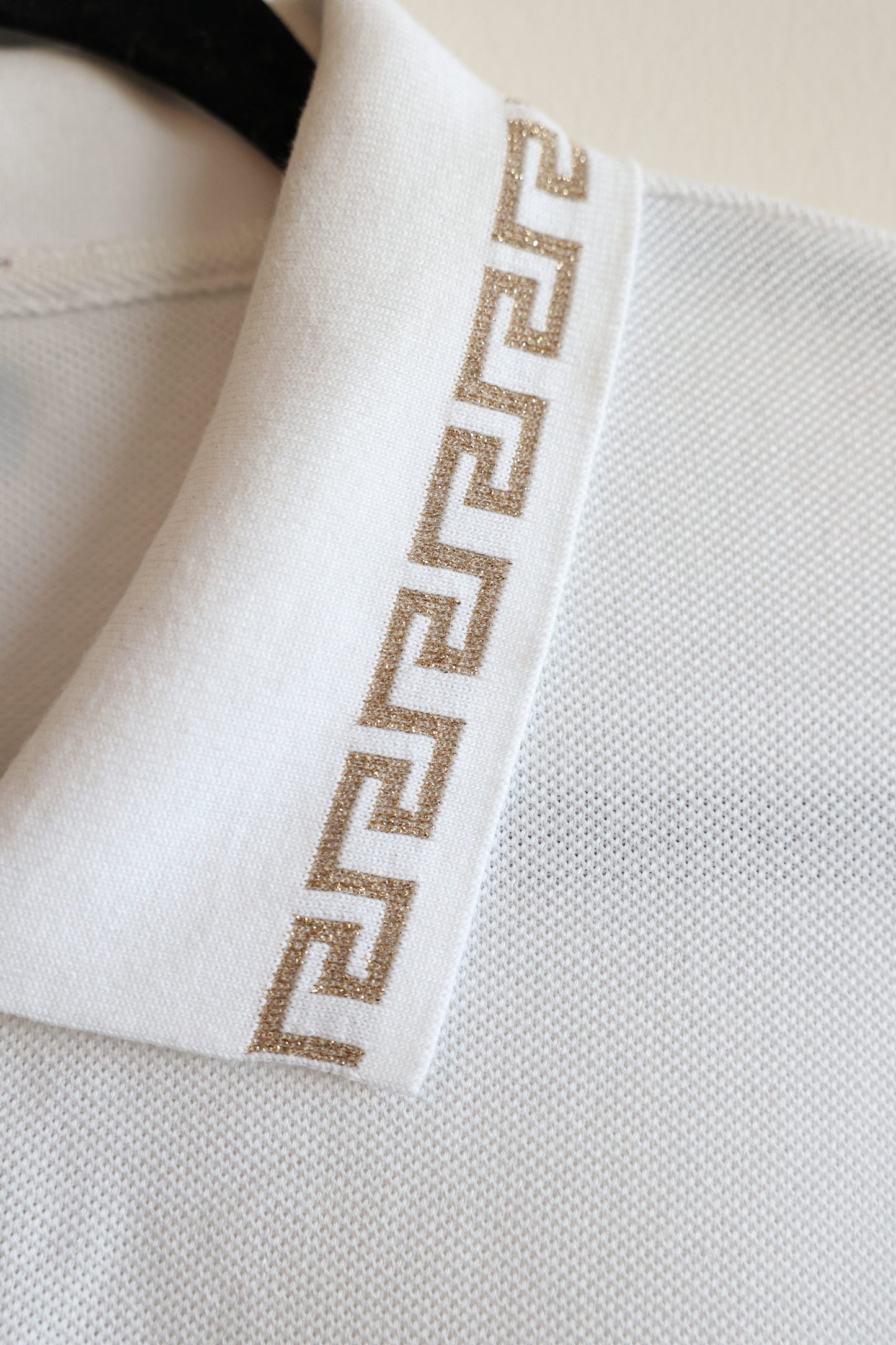 Versace Embroidered Polo Shirt
