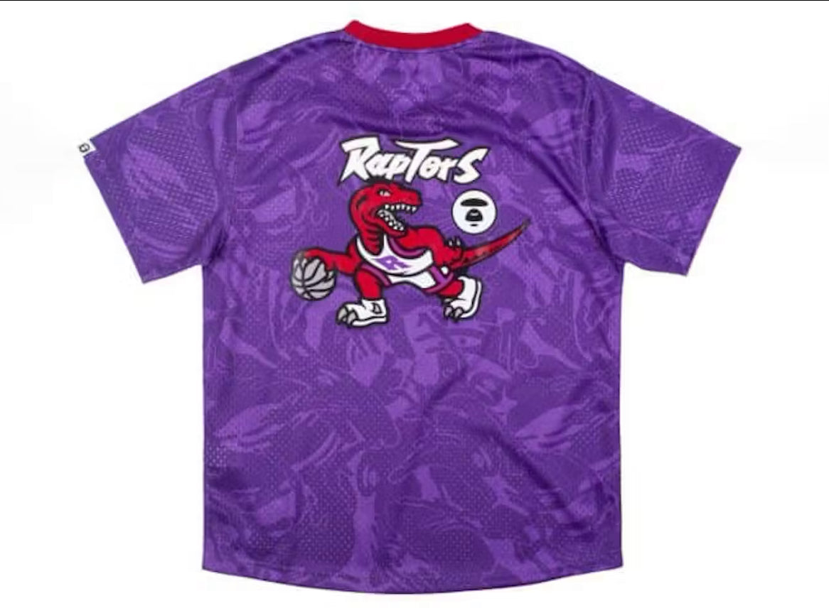 BAPE x Mitchell & Ness Toronto Raptors BP Jersey