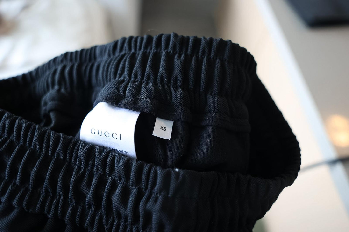 Gucci Women's Black Jersey Pants