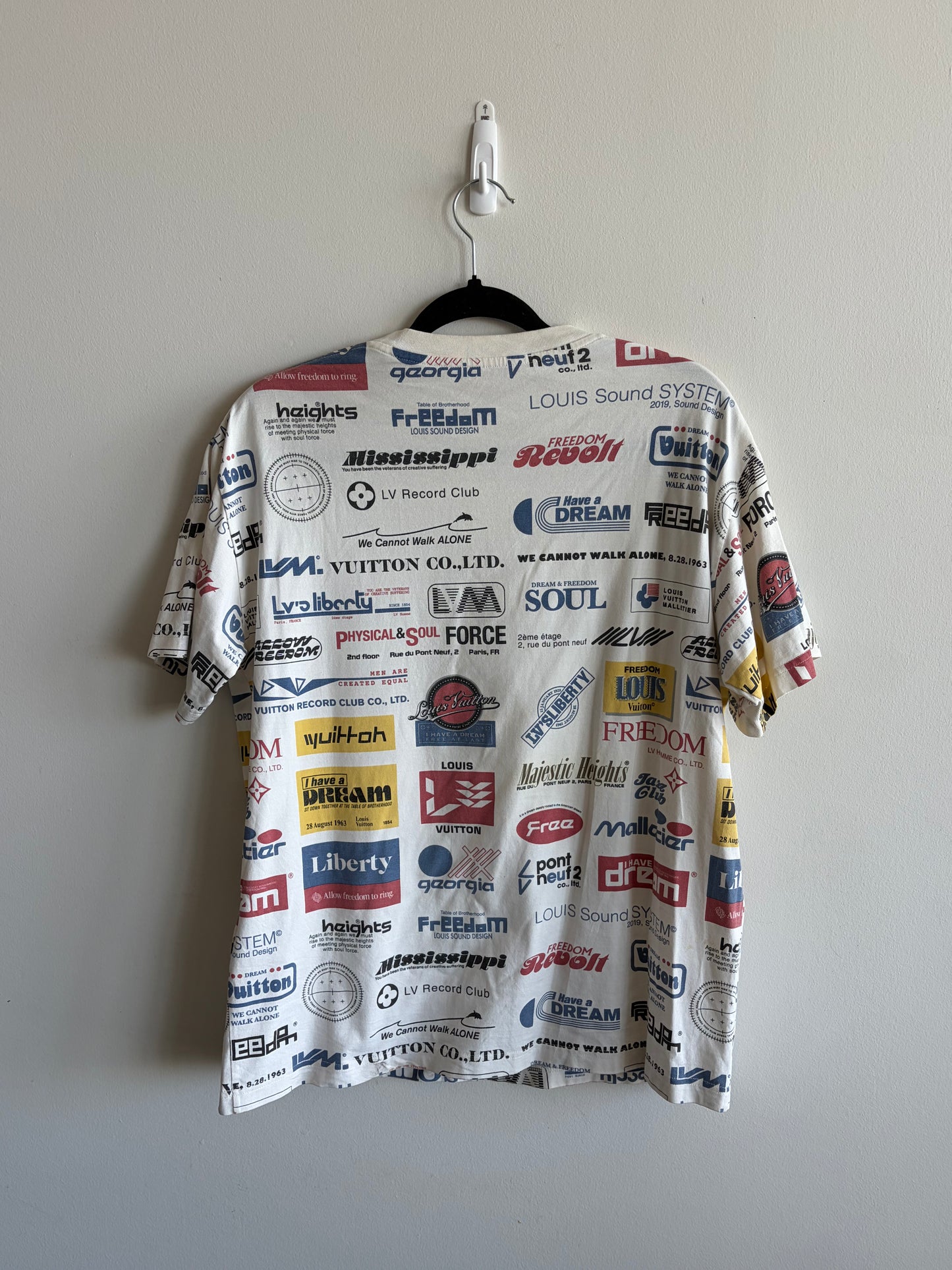 Louis Vuitton All Over Logos Printed Tee