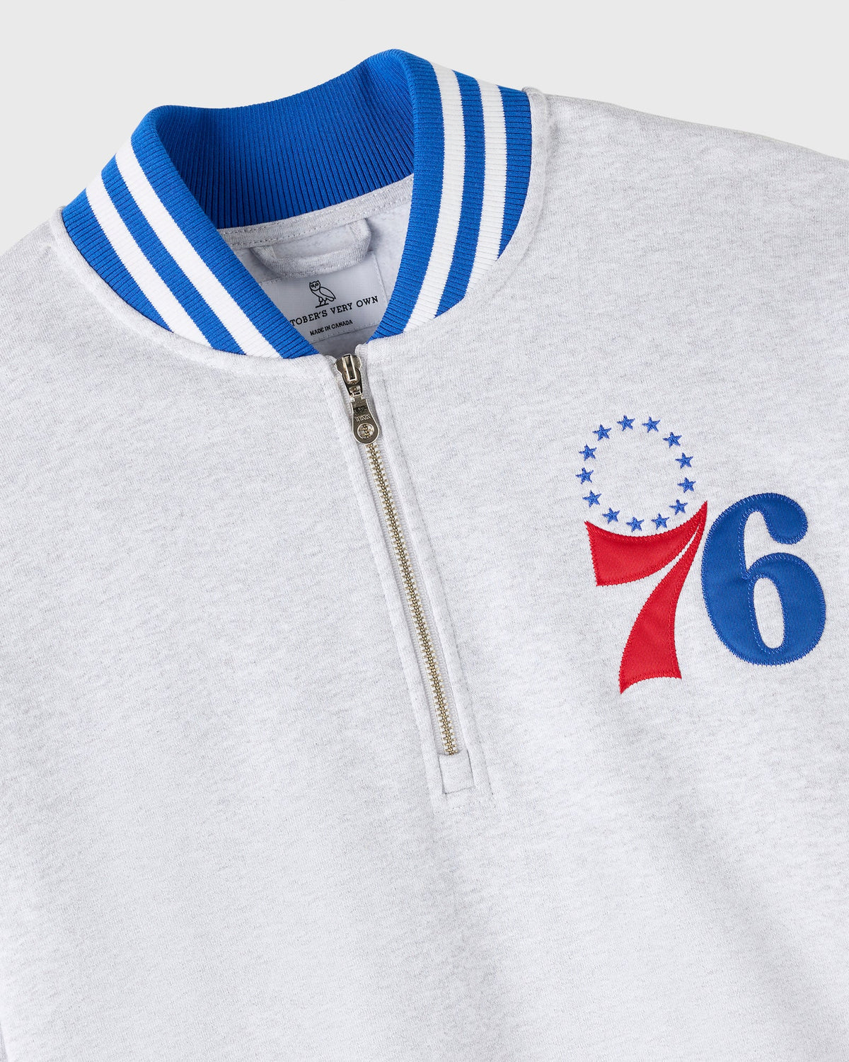 OVO Zip Mock Neck 76ers