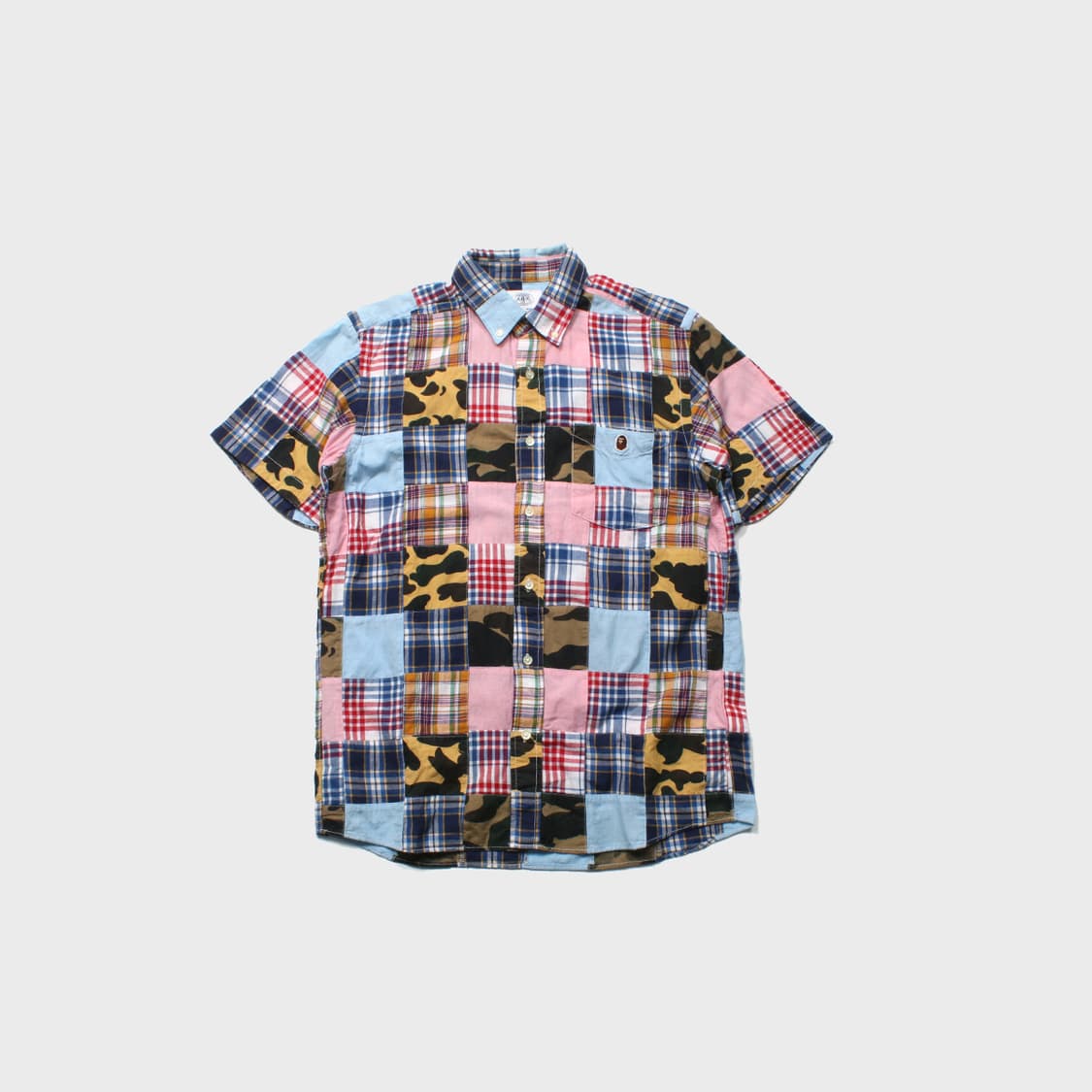 BAPE Patchwork Plaid Shirt