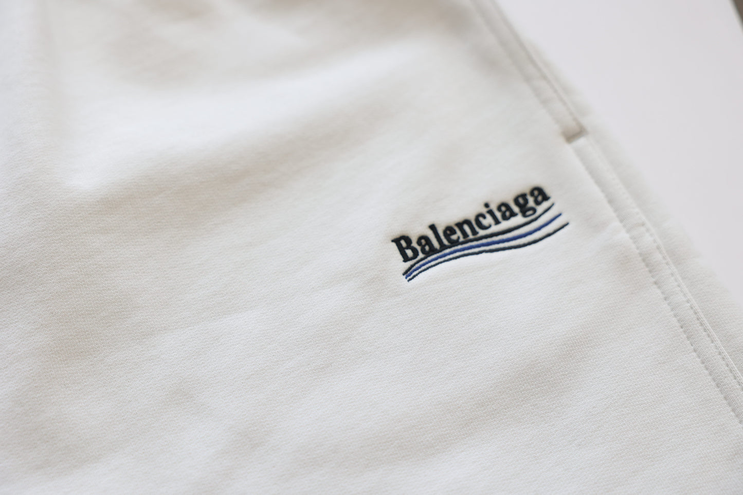 Balenciaga Political Campaign Shorts Gray