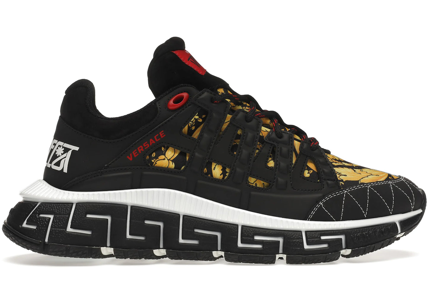 Versace Trigreca Low-Top Sneakers Black