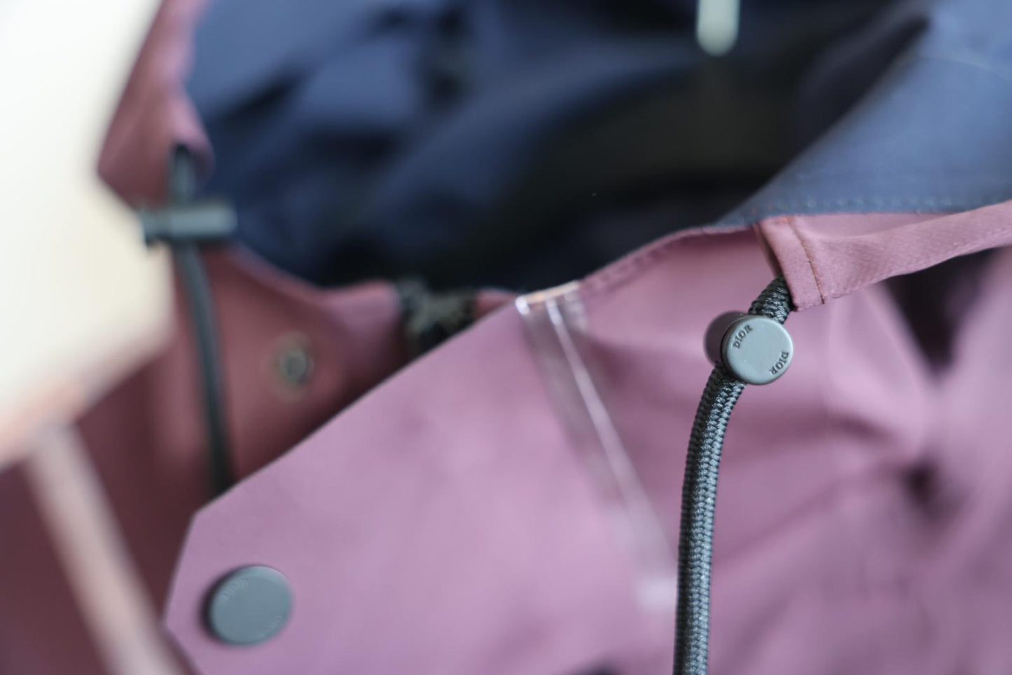 DIOR Contrast Lines Saddle Pocket Jacket