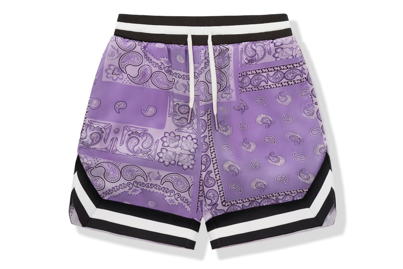 BAPE Black Silk Shorts