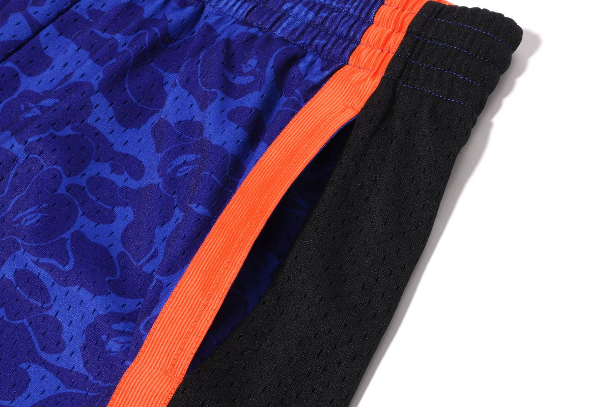 BAPE x NBA x Mitchell & Ness New York Knicks Shorts
