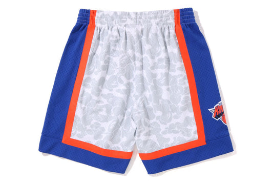 BAPE X Mitchell & Ness x NBA New York Knicks Shorts