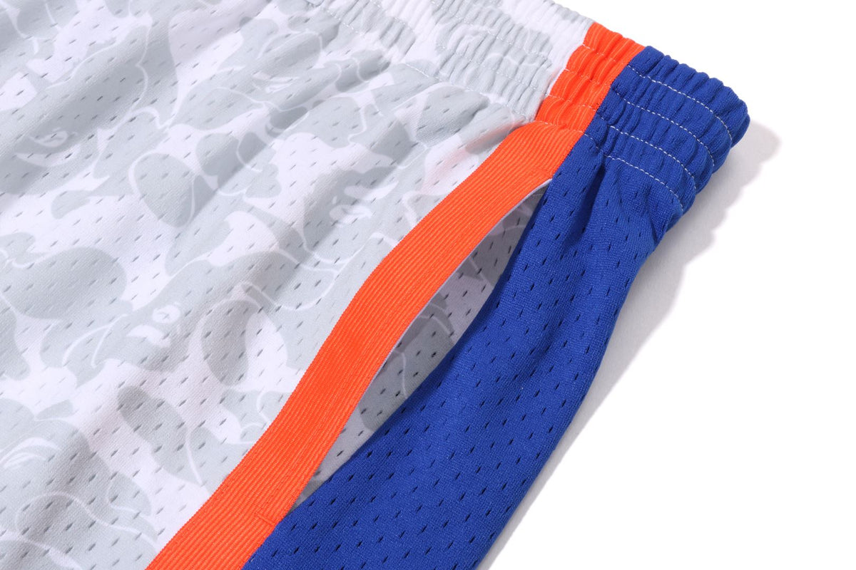 BAPE X Mitchell & Ness x NBA New York Knicks Shorts