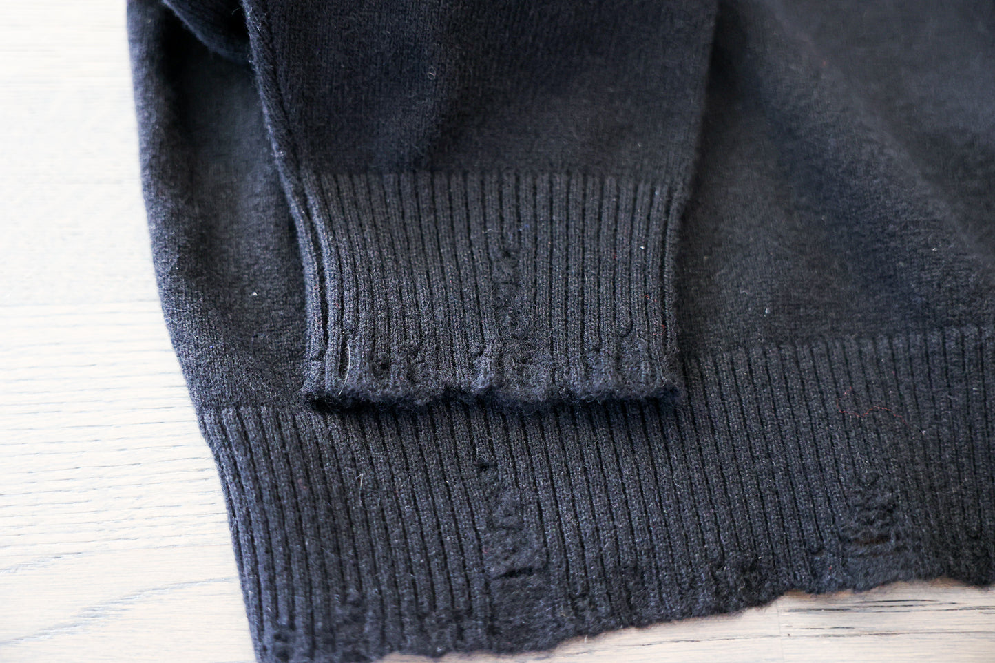 Versace Distressed Cashmere Sweater