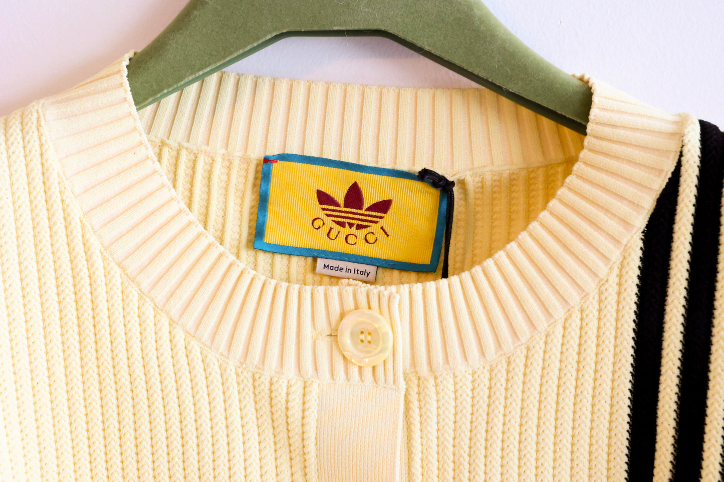 Gucci x Adidas Cropped Cardigan
