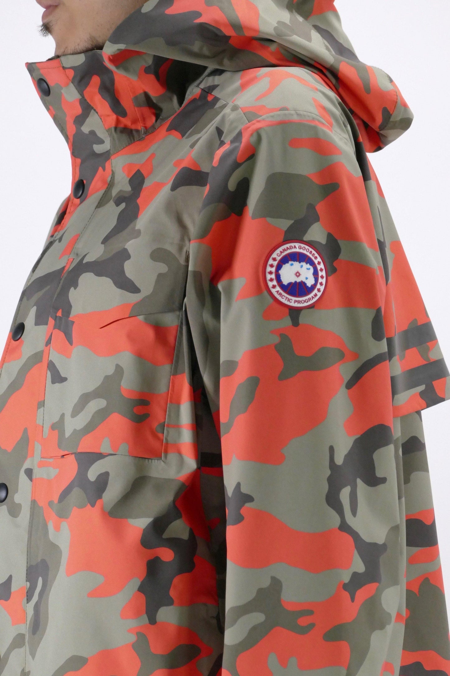 Canada Goose Nanaimo Rain Jacket Fire Bud Camo