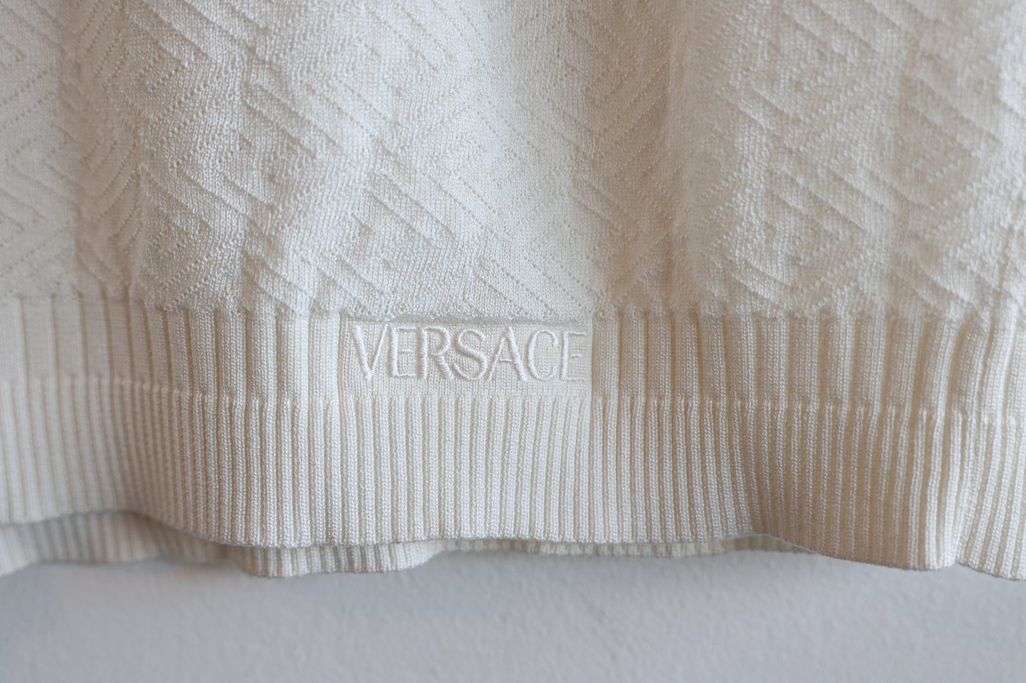 Versace Greca Texture Polo