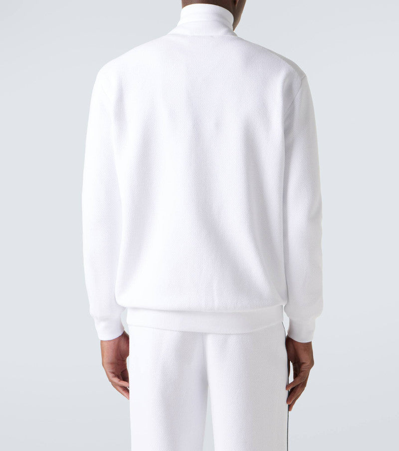 Gucci Web Stripe Cotton Blend Track Jacket