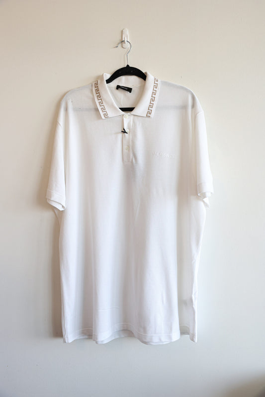 Versace Embroidered Polo Shirt