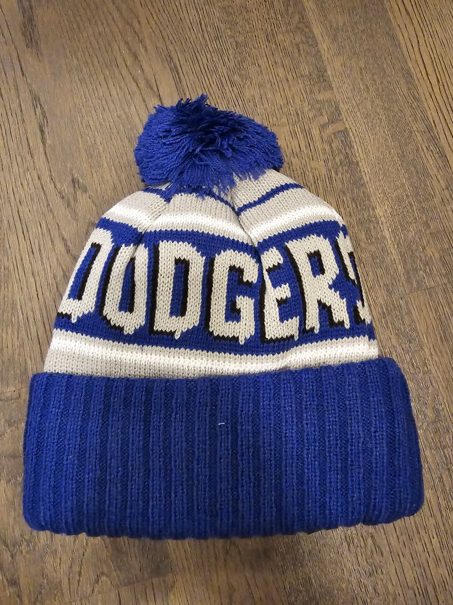 Los Angeles Dodgers Beanie Hat Cap New Era Knit Fleece Lined Adult