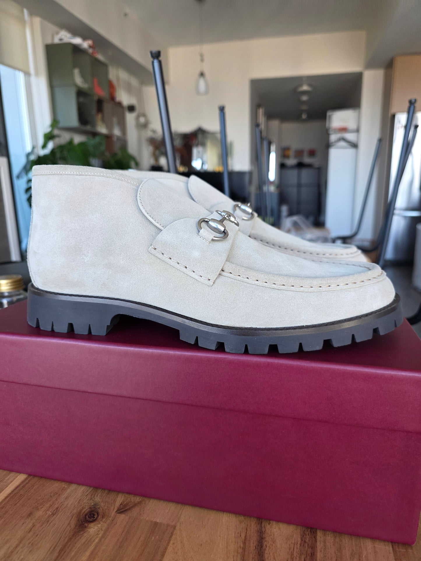 Gucci Horsebit Ankle Boots
