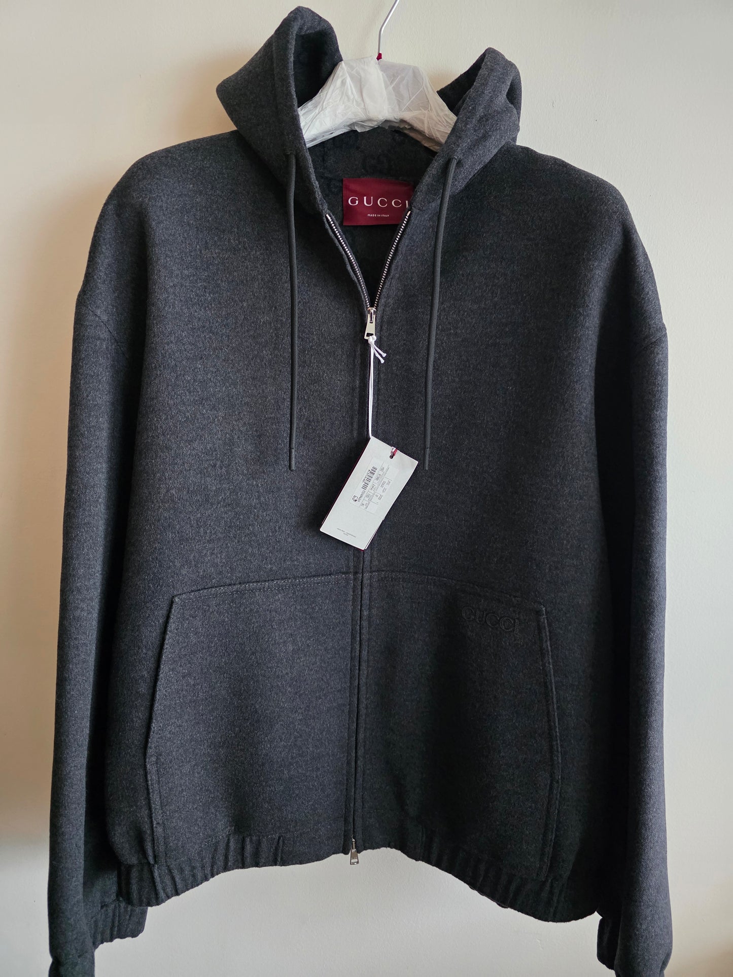 Gucci Wool Monogram Zip Up
