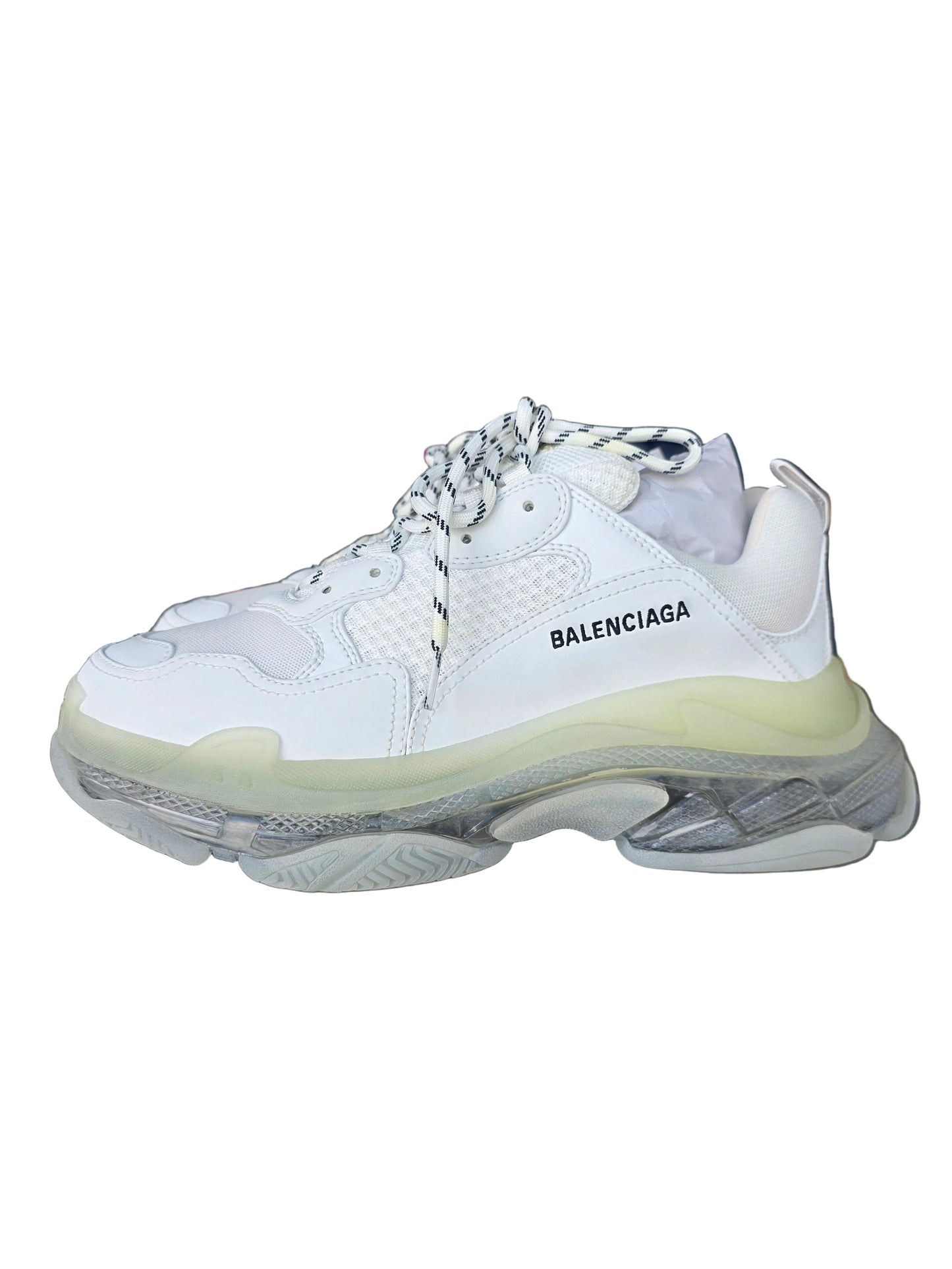 Balenciaga Triple S White Clear