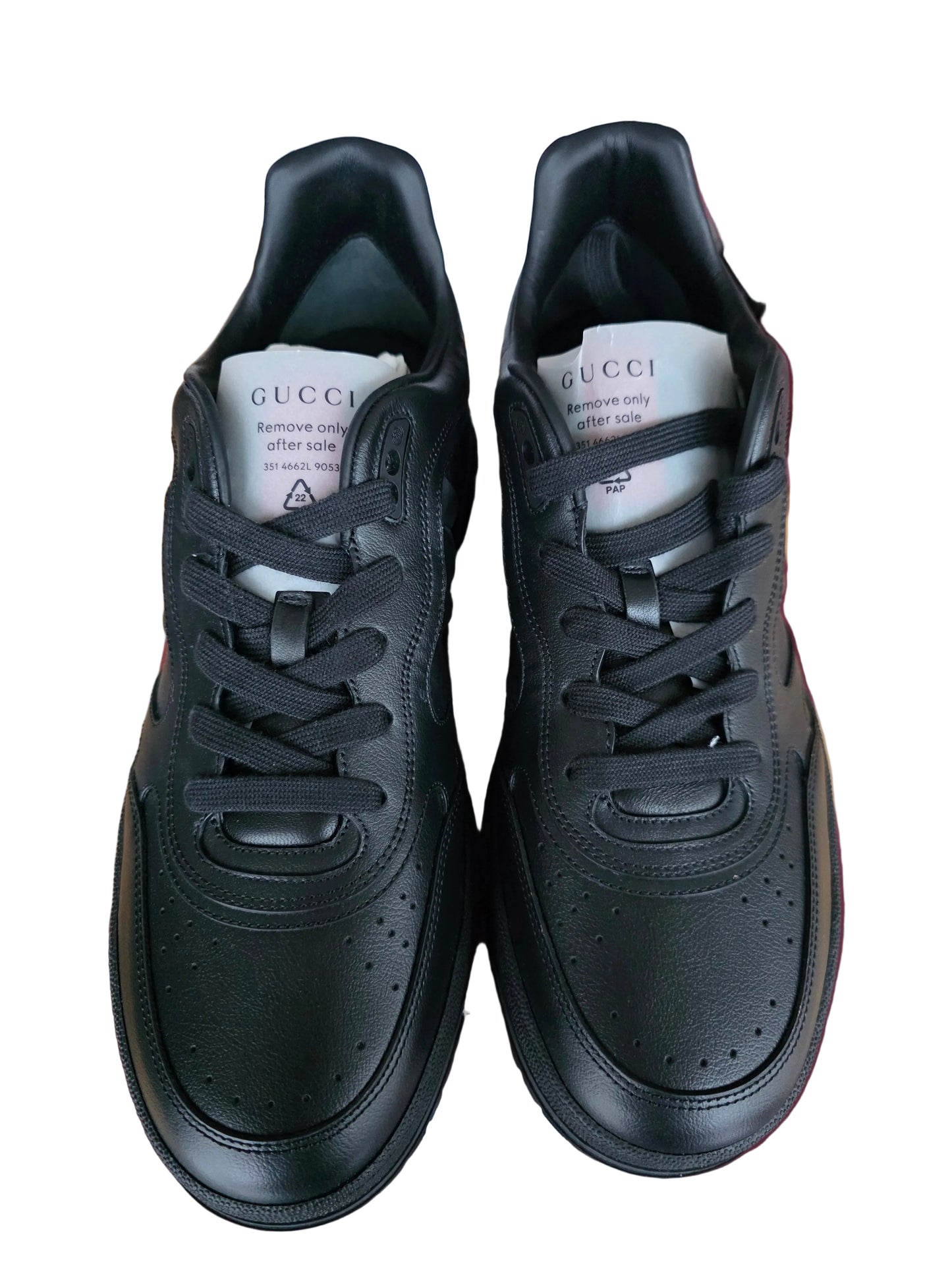 Gucci Re-web Black Leather
