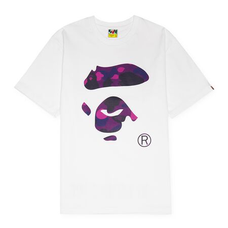 Bape Purple Camo Ape Shirt