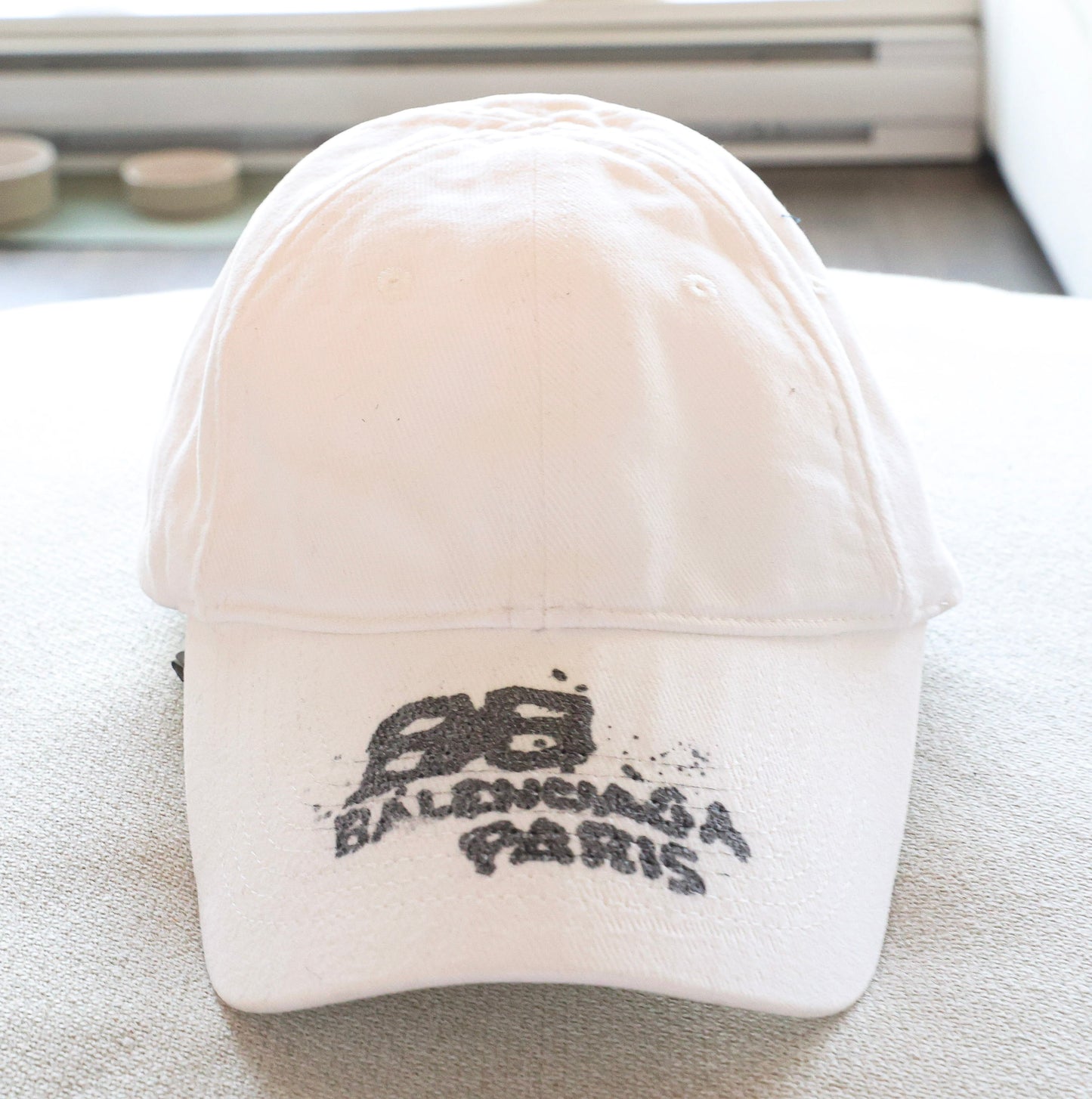 Balenciaga Hand Drawn BB Velcro Baseball Cap