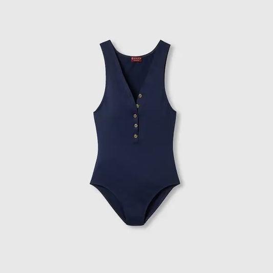 Gucci Sparkling Jersey Swimsuit