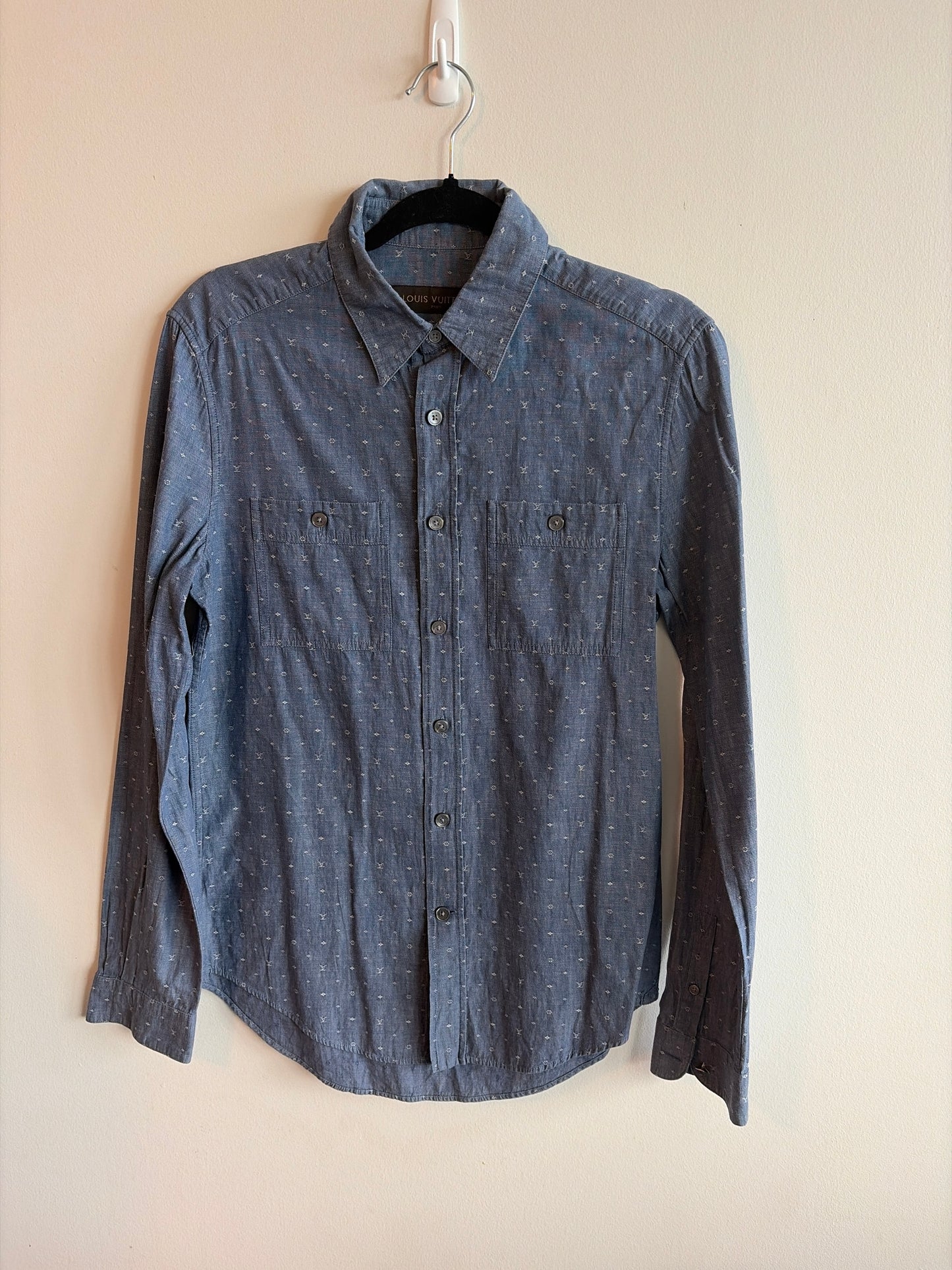 Louis Vuitton Monogram Denim Shirt