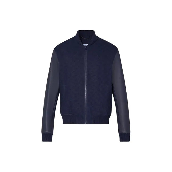 Louis Vuitton Denim and Leather Aviator Jacket