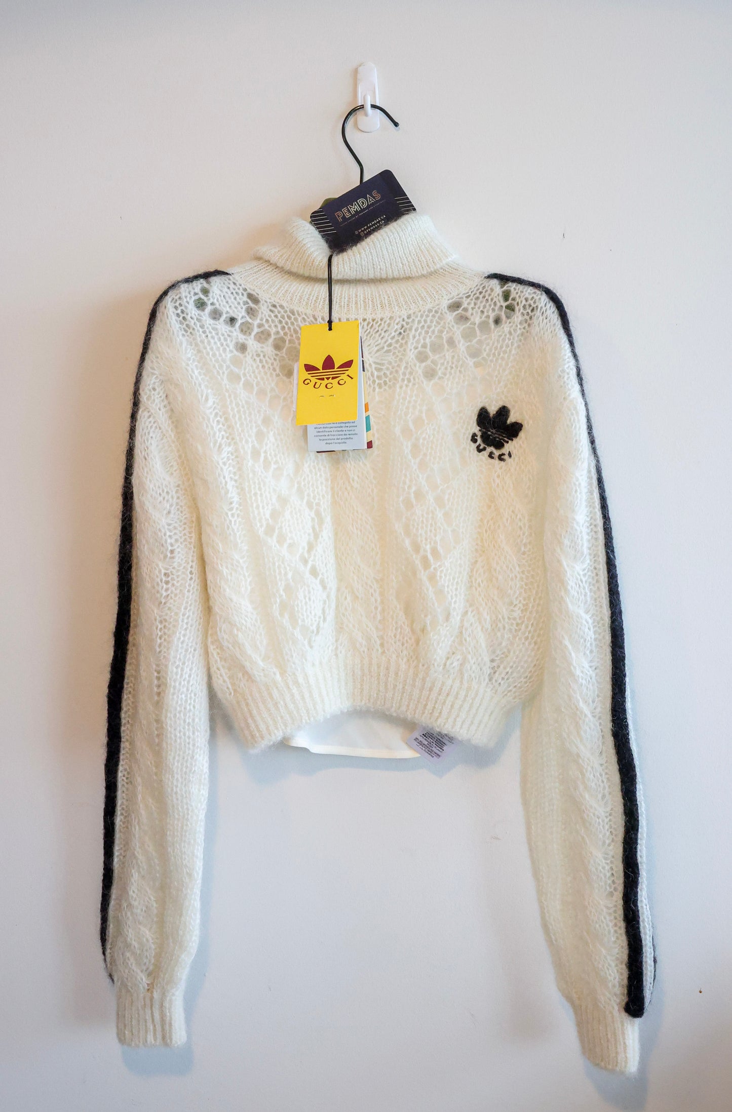 Gucci x Adidas Mohair Knit Sweater