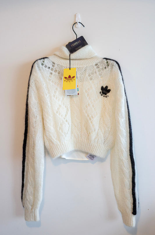 Gucci x Adidas Mohair Knit Sweater