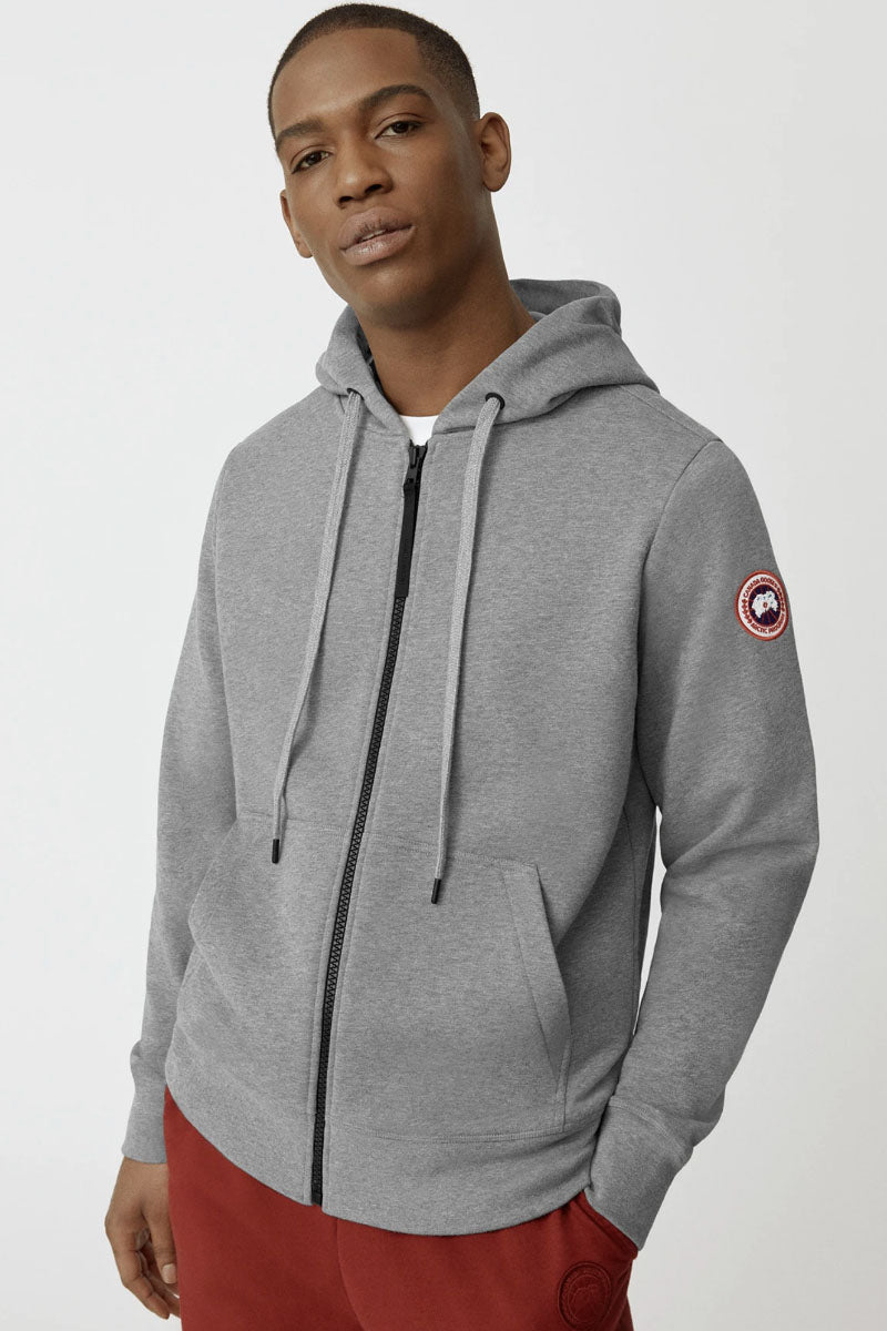 Huron Full Zip Hoodie Grey