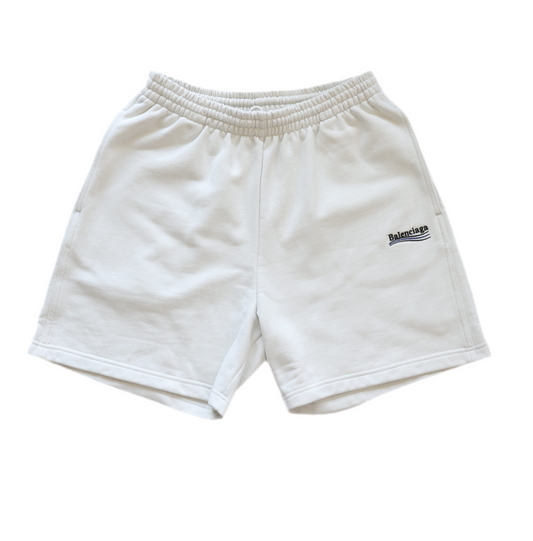 Balenciaga Political Campaign Shorts Gray