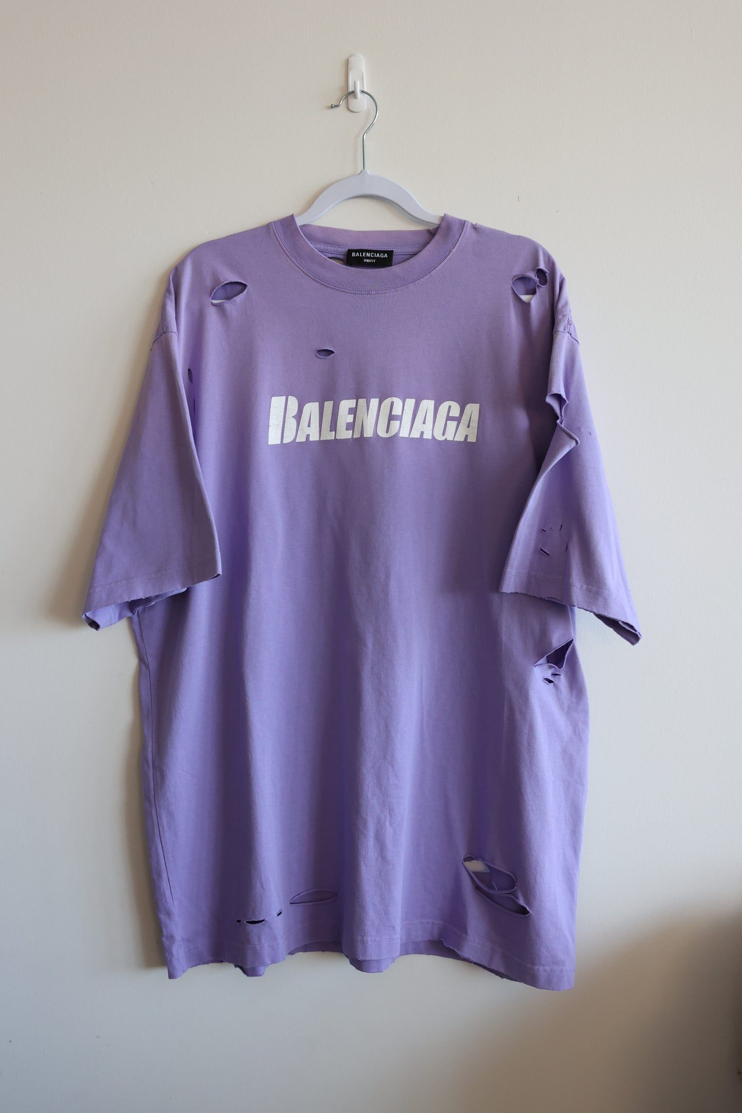 Balenciaga Caps Vintage Jersey T-Shirt
