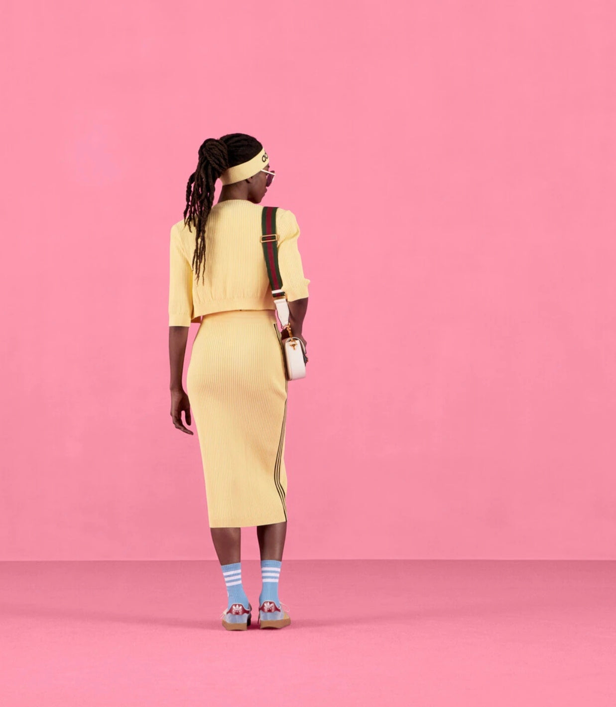 Gucci x Adidas Cropped Cardigan