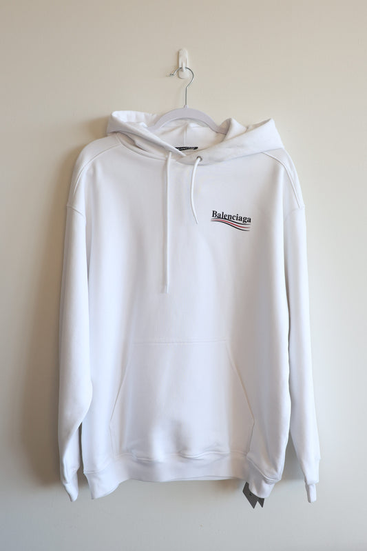 Balenciaga Mens Political Campaign Hoodie