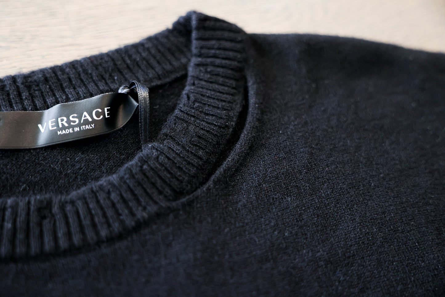 Versace Distressed Cashmere Sweater