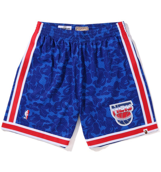 BAPE X Mitchell & Ness x NBA Brooklyn Nets Shorts