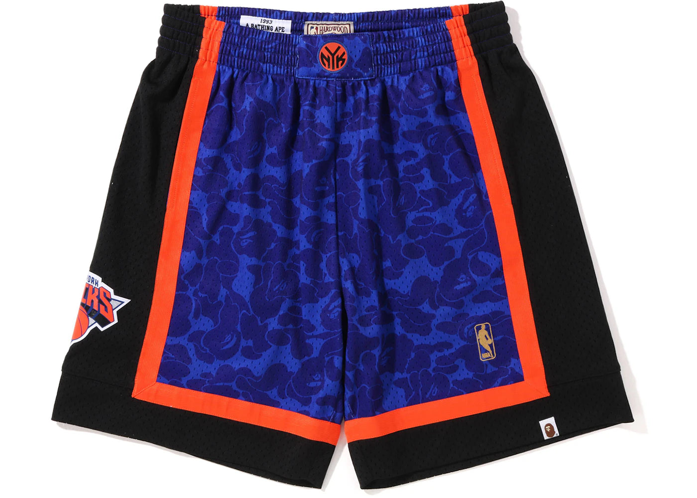 BAPE x NBA x Mitchell & Ness New York Knicks Shorts