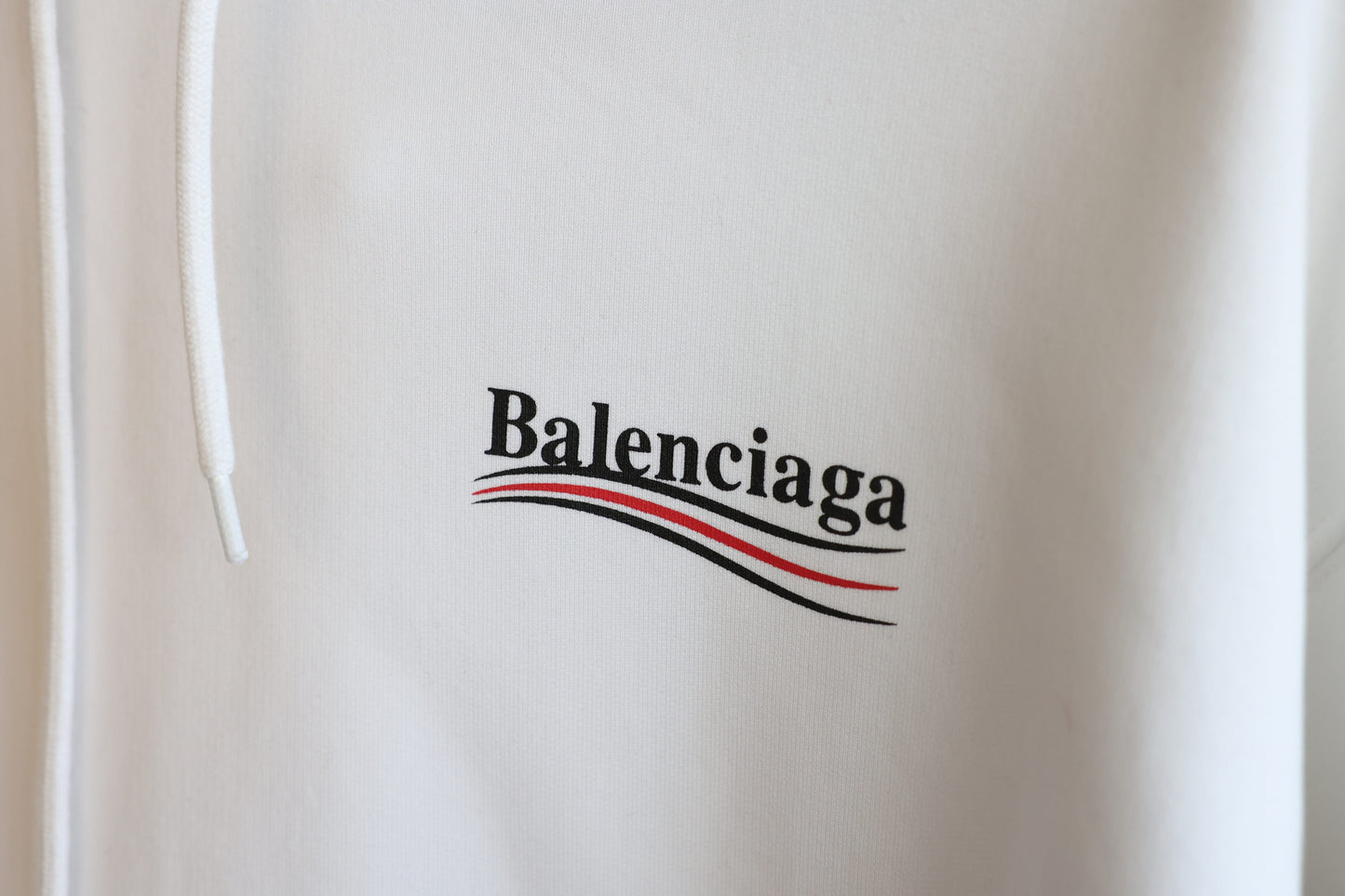 Balenciaga Mens Political Campaign Hoodie