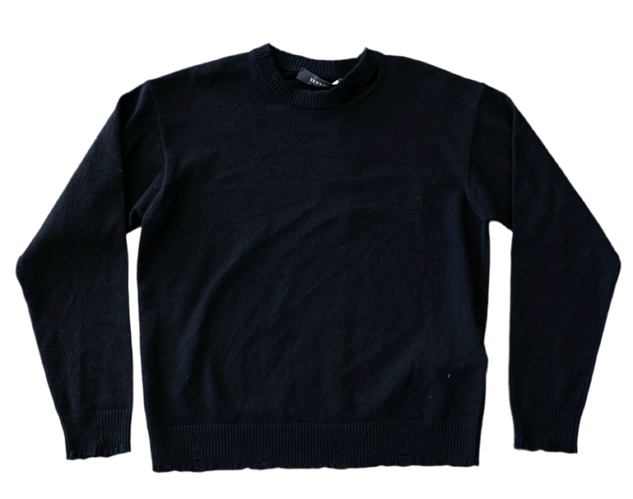 Versace Distressed Cashmere Sweater