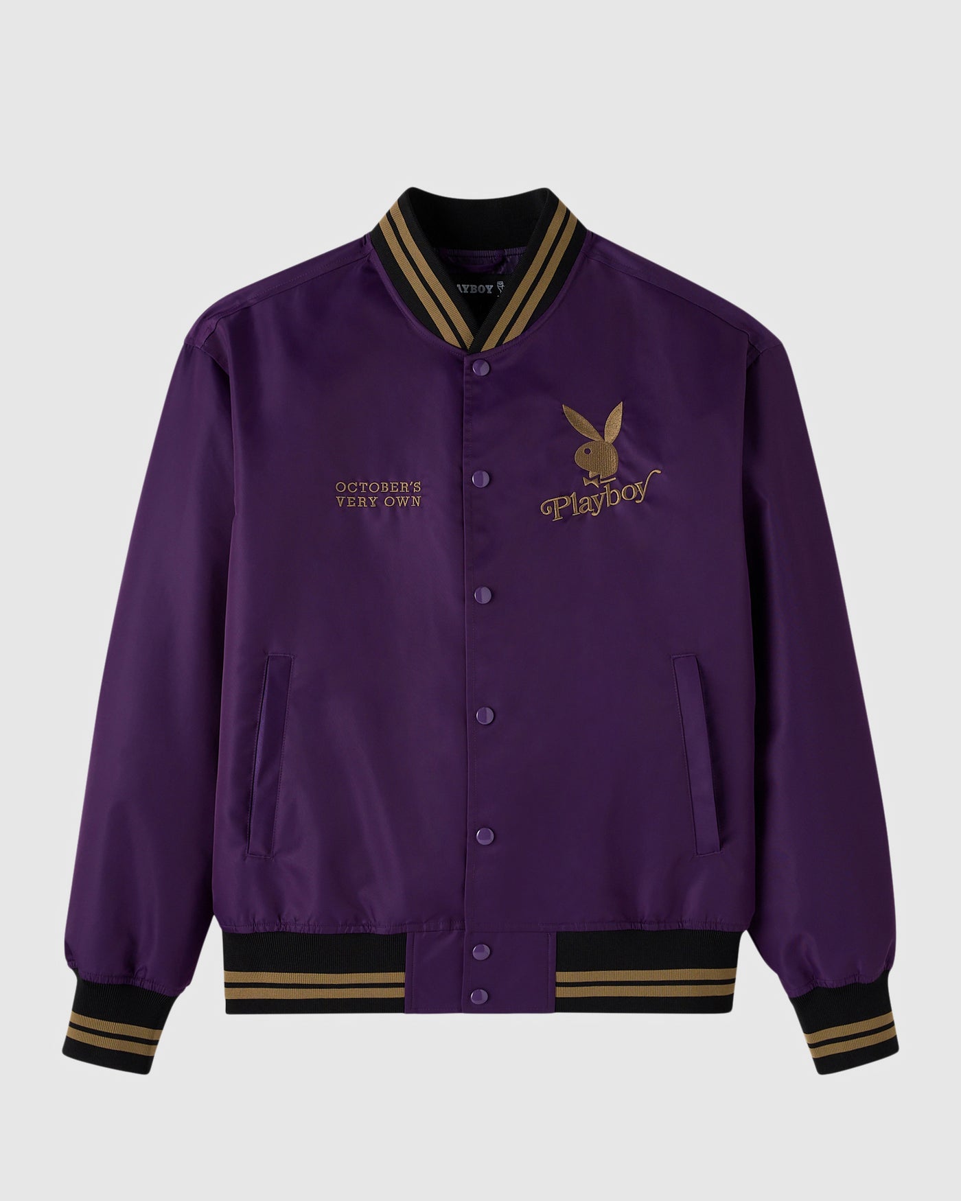 OVO Playboy Satin Varsity Jacket