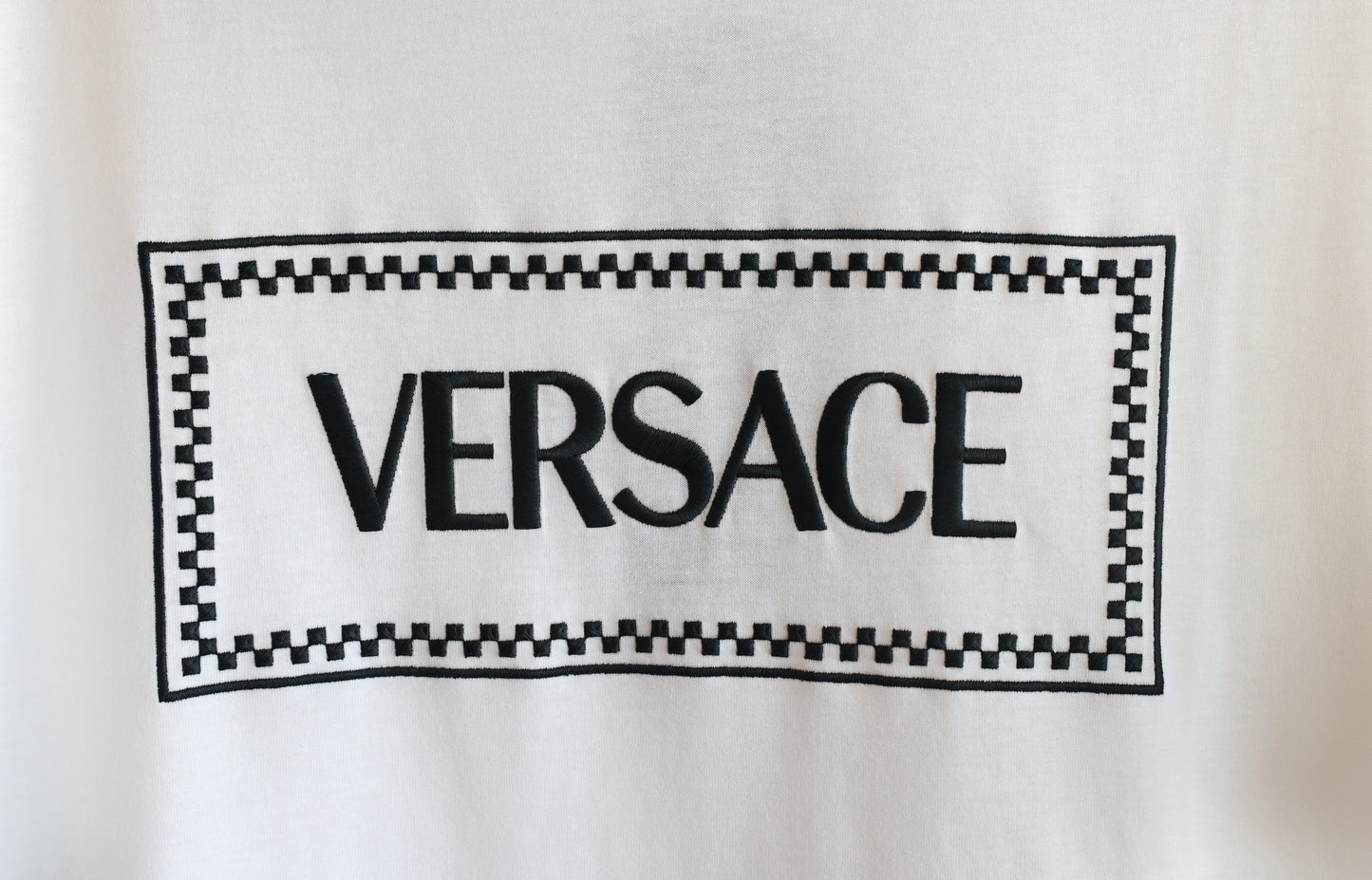 Versace Embroidered Logo Shirt