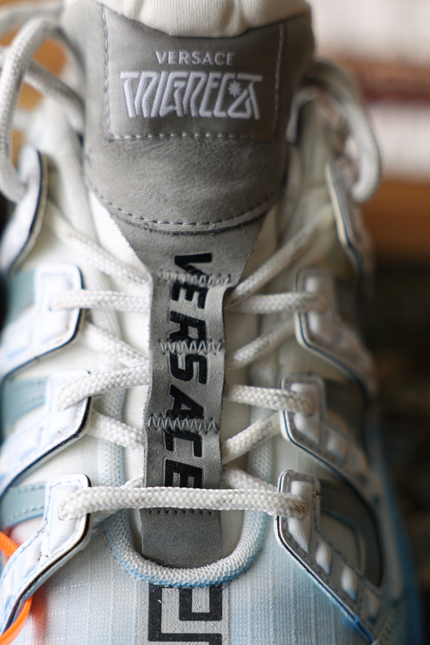 Versace Trigreca Low-Top Sneakers Blue