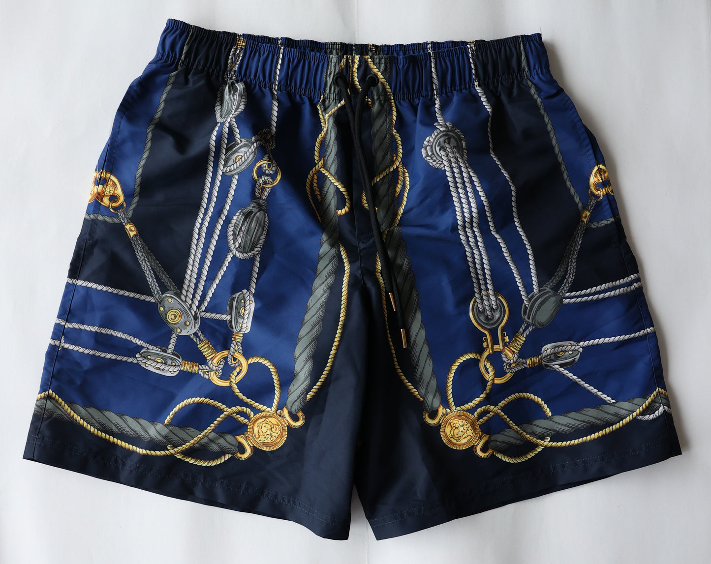 Versace Nautical Sea Printed Swim Shorts