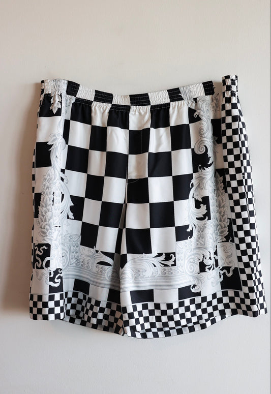 Versace Contrasto Medusa Print Shorts