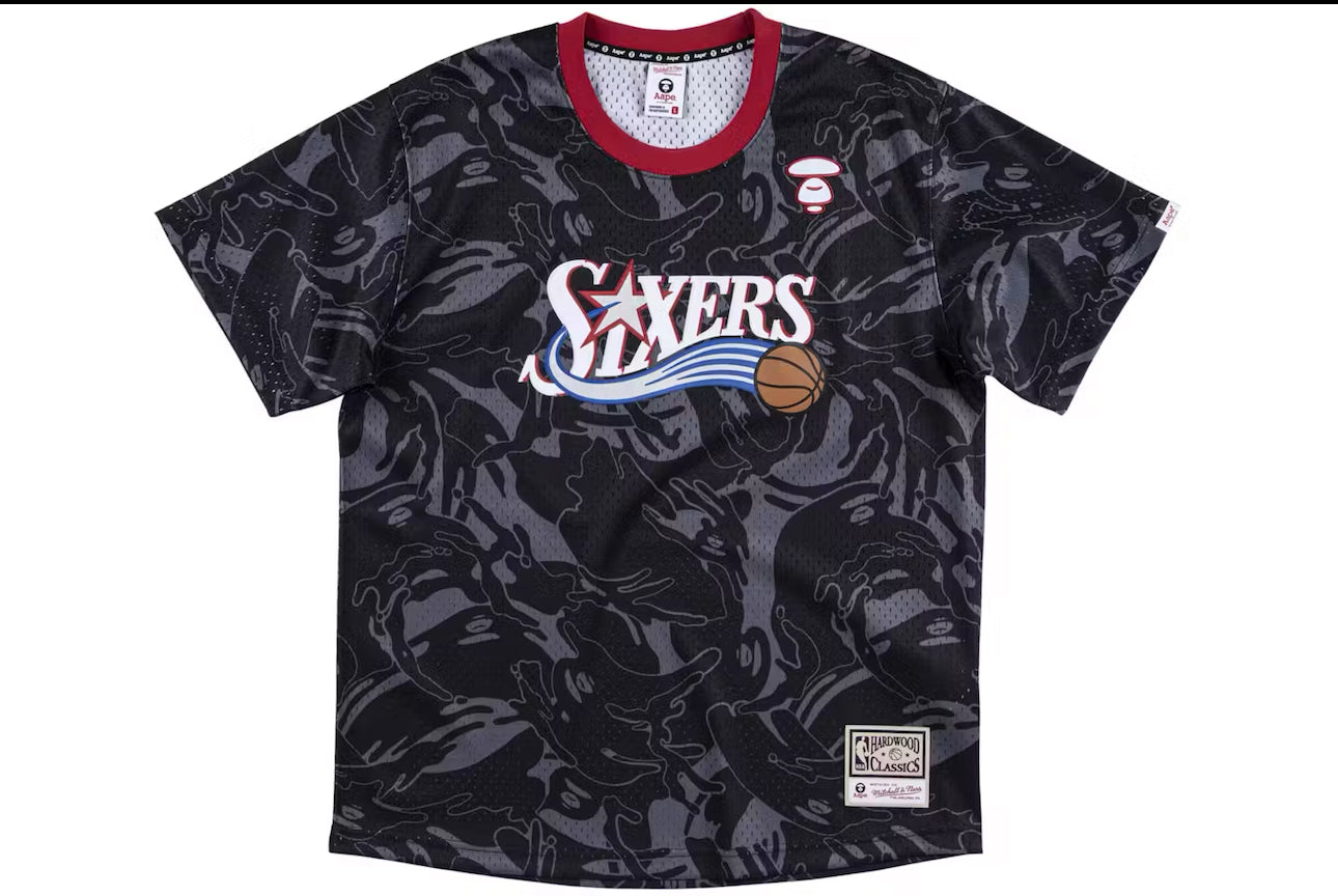BAPE x Mitchell & Ness Sixers BP Jersey